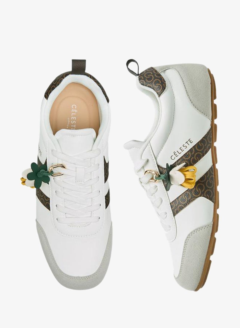 Celeste Women Lace-Up Ankle Sneakers - Image 2